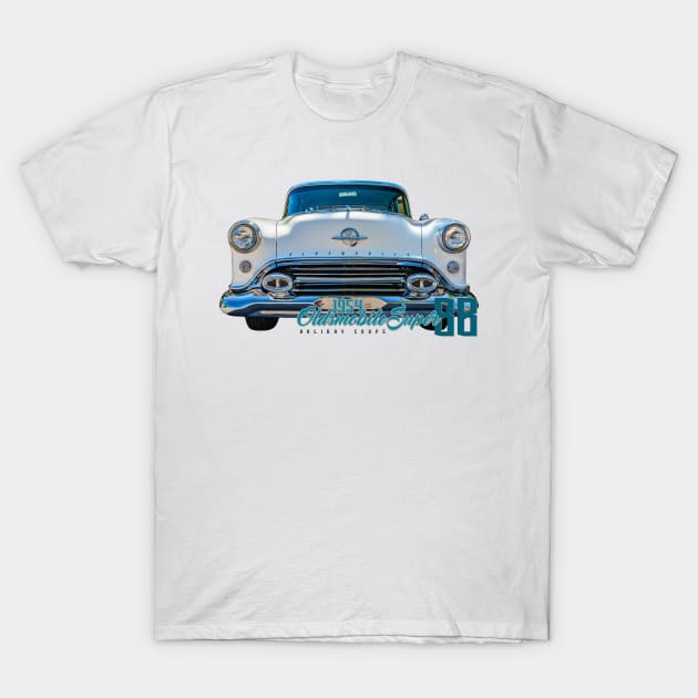 1955 Oldsmobile Super 88 Holiday Coupe T-Shirt by Gestalt Imagery